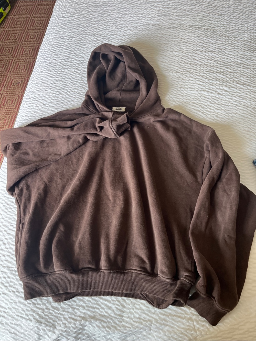 Garage Brown Pullover Hoodie